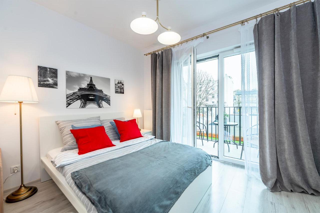 Luxury In City -3- Studio Bright & Secure Free Parking Łódź Eksteriør bilde