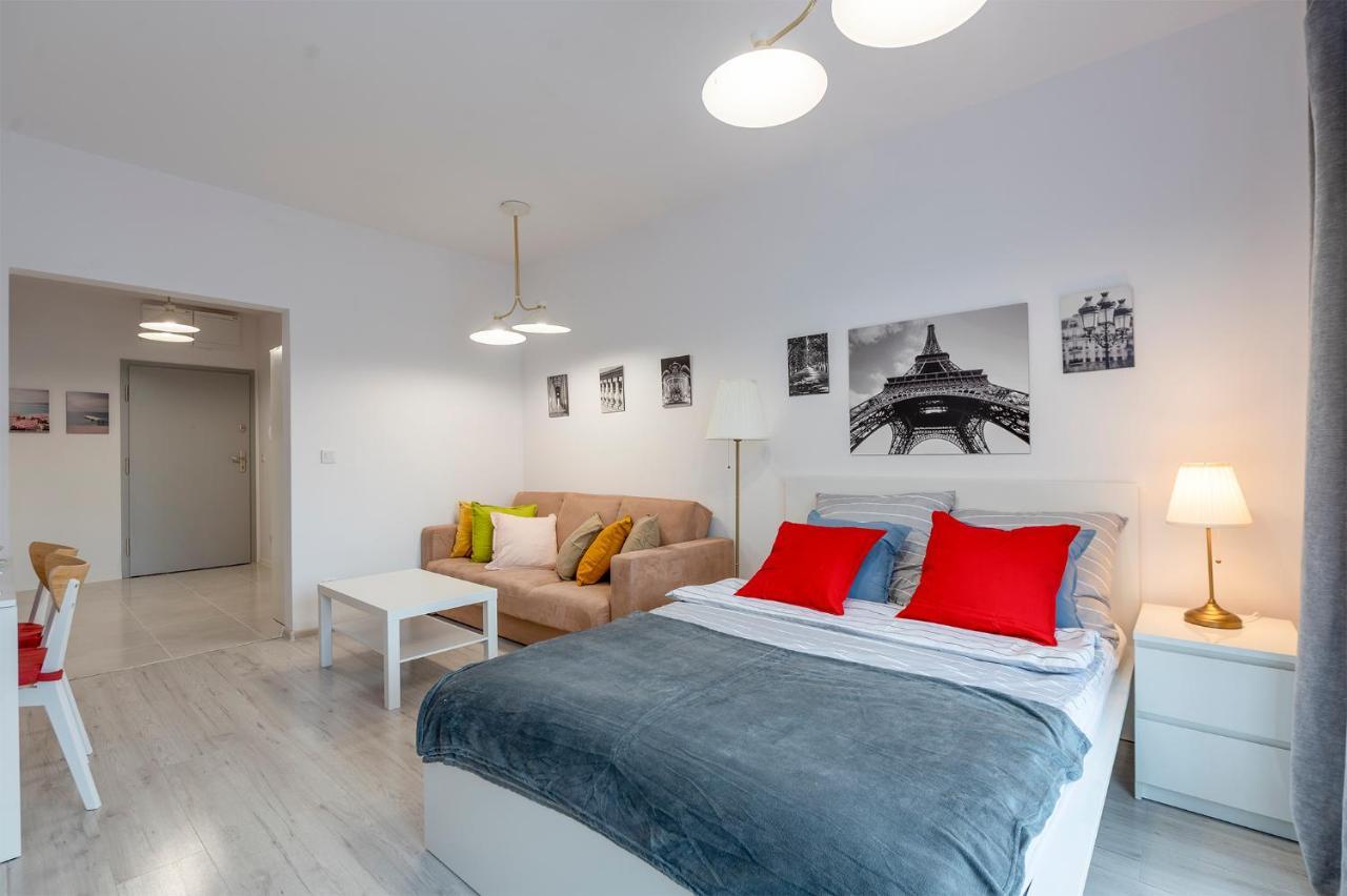 Luxury In City -3- Studio Bright & Secure Free Parking Łódź Eksteriør bilde