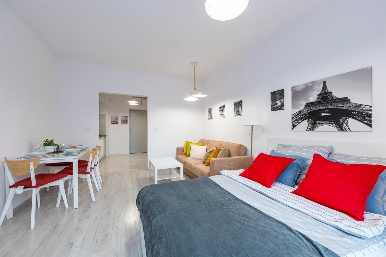 Luxury In City -3- Studio Bright & Secure Free Parking Łódź Eksteriør bilde